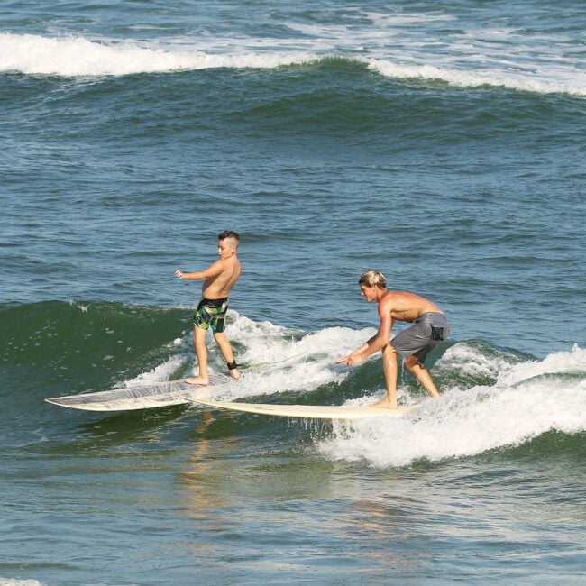 surfing padre island